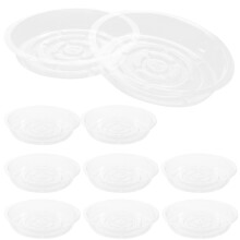 40Pièces Soucoupes Transparentes , Accessoires Pour Pots Plantes