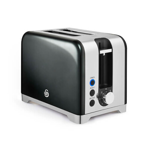 Swan Swan Solace Graphite Kettle & 2 Slot Toaster Set 2