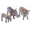 2Ensembles Décorations Sanglier Simulation Plastique Gris Accessoire 1
