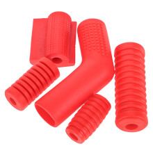 20Pièces Protection Levier Silicone Rouge Facile À Poser