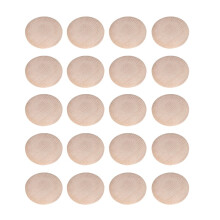 20St Beige Meubelknop Plug Voor Trap En Schroefgaten