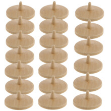 80Pièces Marqueurs Golf Bois Beige Outils Position Golf Pro