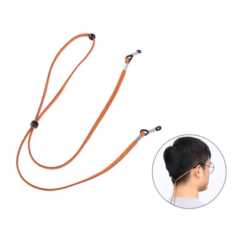2Pièces Lunettes Cuir Simple Élégante Usage Facile