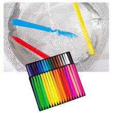 72Pièces Crayons Assortis 36 Couleurs Pour Dessin Enfants