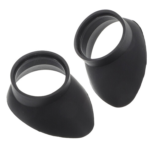4Pièces Couvre- En Caoutchouc Noir Pour Microscope Télescope