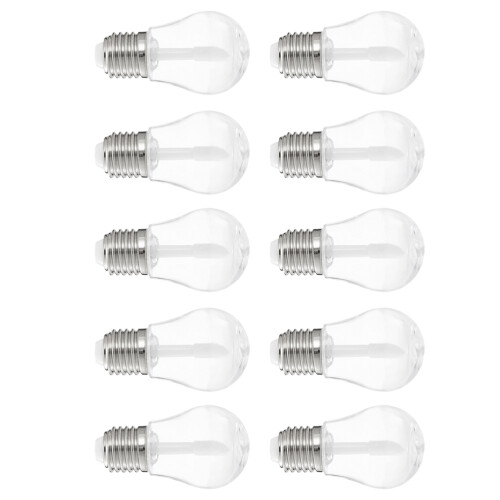 20Pcs Clear Plastic Lip Balm Tubes Silver Reusable Lip Gloss Bottles