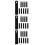30Pièces Accessoires Fire Starter Acier Noir Camping 10
