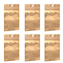 200Pcs Foil Resealable Zipper Bags for Coffee Candy Tea