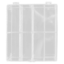 6St Transparante Display Box Plastic 8-Vak Sorteringskast