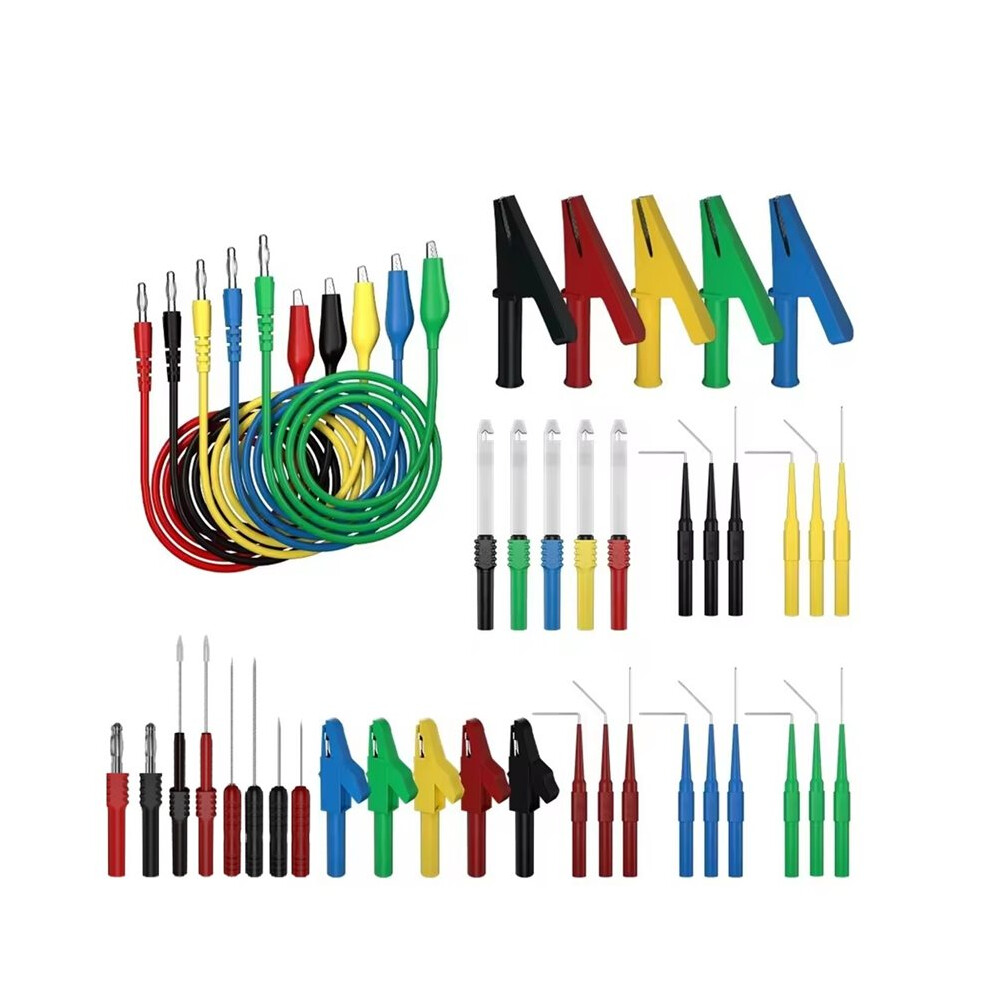 43Pcs Multimeter Test Lead Kit With 4Mm Banana Plug, Alligator Clip, And Wire Piercing Probes 6034255978696