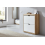 Timber Art Design UK Essentials Wotan Oak & White 2 Drawer Shoe Cabinet 1