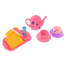 4Sets Plastic Kinderspeelkeuken Set Met Complete Kookaccessoires Kleur