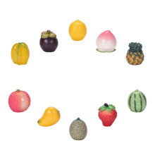 20Pièces Fruits Simulés Décoratifs Couleur Variée Pour Magasin