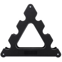 2Pièces Porte Haltères Triangle Noir Compact Résistant Pour Fitness