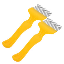 2Pièces Fourchette Extraction Miel Précise Manche Plastique