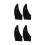 4Pièces 2 Doigts Confortables Antifriction 9