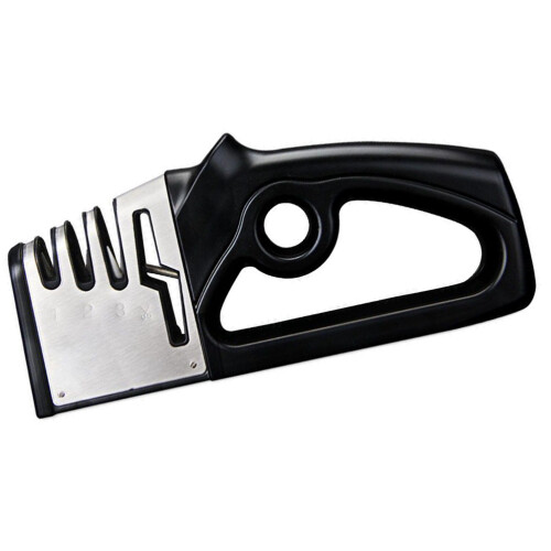 3Pièces Aiguiseur Noir Compact Pour Cuisine Usage