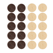 480Pièces Backgammon Bois Couleurs Assorties Jeu Logique Enfants