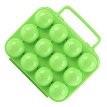 2Pièces Boîte À Œufs Plastique Verte 12 Œufs Pour Camping