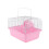 3Pièces Cage Hamster Rose Élégante Sécurisée Pour Petits Animaux 1