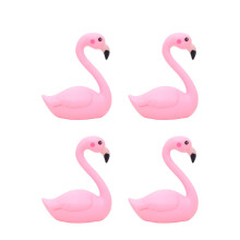 8Pièces Ornements Rose Flamant Pour Gâteau Usage Décor
