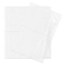 200Pièces Pochettes PVC Transparentes Pour Album Scrapbook DIY