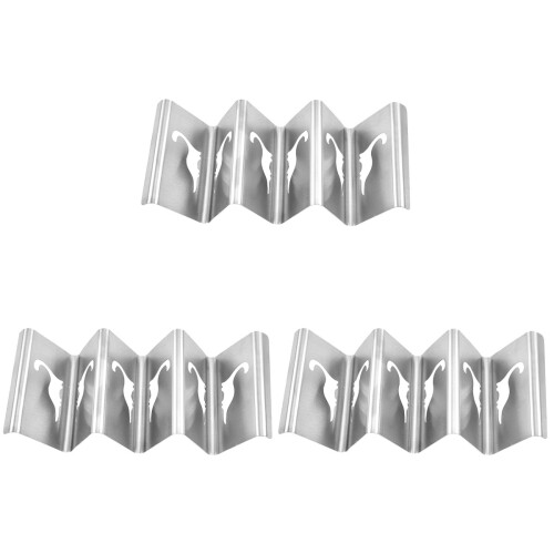 3Stk Silber Taco Stand Burrito Halter 1