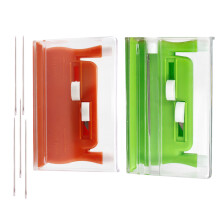 4Ensembles Enfile-Aiguilles Double Plastique Portable Pour Couture DIY