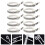 20Pcs Ring Size Gauge White Finger Measuring Tool Easy Read Durable 9