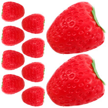 20Pièces Artificielles Rouge Décor Cuisine Réaliste