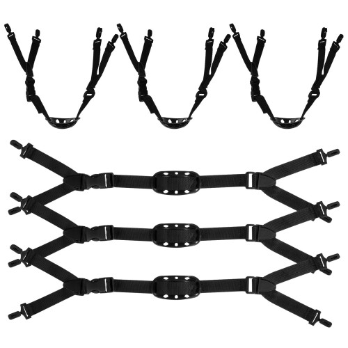 60Pcs Black Adjustable Chin Strap for Safety Replacement