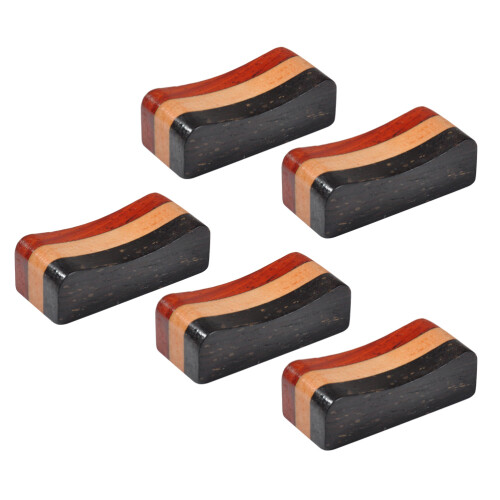 10Pièces Support Baguettes Bois Coloré Porte Couverts Multifonction 1