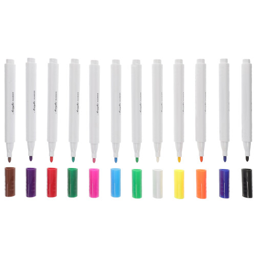 36Pièces Kit Marqueurs Couleur Fine Pour Dessin Loisirs