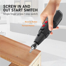 Cordless Electric Screwdriver Set 4.2V Electric Screwdrivers with LED Lights USB Rechargeable Home Use Repair