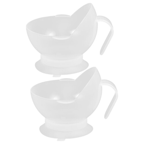 4Pcs Adaptive Silicone Suction Bowls for Disabled and Senior Dining 1