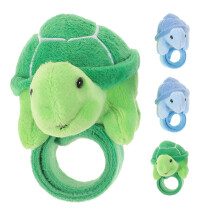 8Stk Plüsch Schildkröten Snap Armbänder Für Kinder in Buntem Design