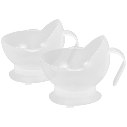 4Pcs Adaptive Silicone Suction Bowls for Disabled and Senior Dining