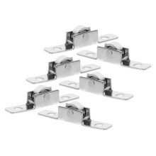 12Pièces Rouleaux Coulissants Pour Portes Fenêtres Acier Argent Charge