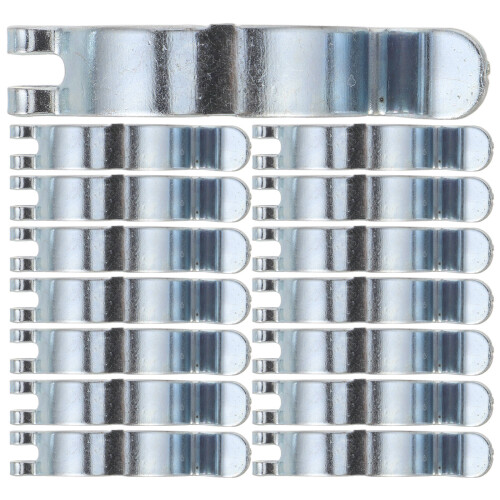 100Pcs Durable Silver Car Air Filter Retainer Clips for Engine Intake
