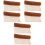 6Pcs Coffee Back Scrubber Shower Towels Nylon Material for Home Use 4