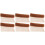 6Pcs Coffee Back Scrubber Shower Towels Nylon Material for Home Use 5