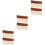 6Pcs Coffee Back Scrubber Shower Towels Nylon Material for Home Use 6