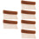 6Pcs Coffee Back Scrubber Shower Towels Nylon Material for Home Use 7