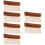 6Pcs Coffee Back Scrubber Shower Towels Nylon Material for Home Use 8
