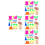 68Pièces Accessoires Photobooth Multicolores En Papier Pour 3