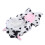 5Pièces Pyjama Combinaison Vache Confort Peluche 2