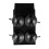 1Ensemble Cale-Pied Guitare Acier Noir Support Cou Flexible Portable 1