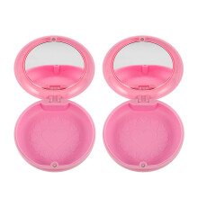 4Pièces Boîtes De Rangement Pour Faux Dents Rose Compact Avec