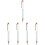 5Pcs Rose Transfer Sublimation Pens Blank DIY Office Writing 7