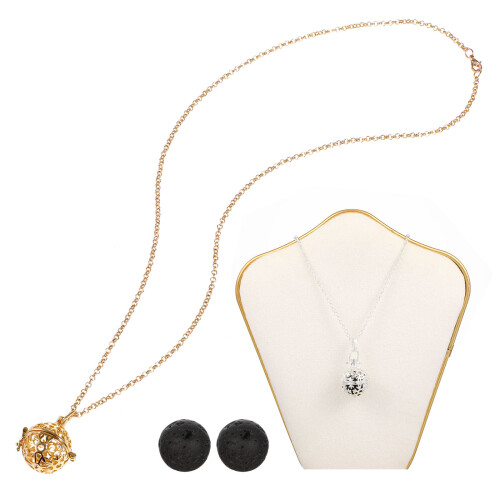 6Pièces Colliers Parfumés Boucles D'oreilles En Colorées